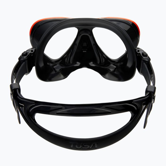 Potápačská maska TUSA Intega Black/Orange M-2004 5