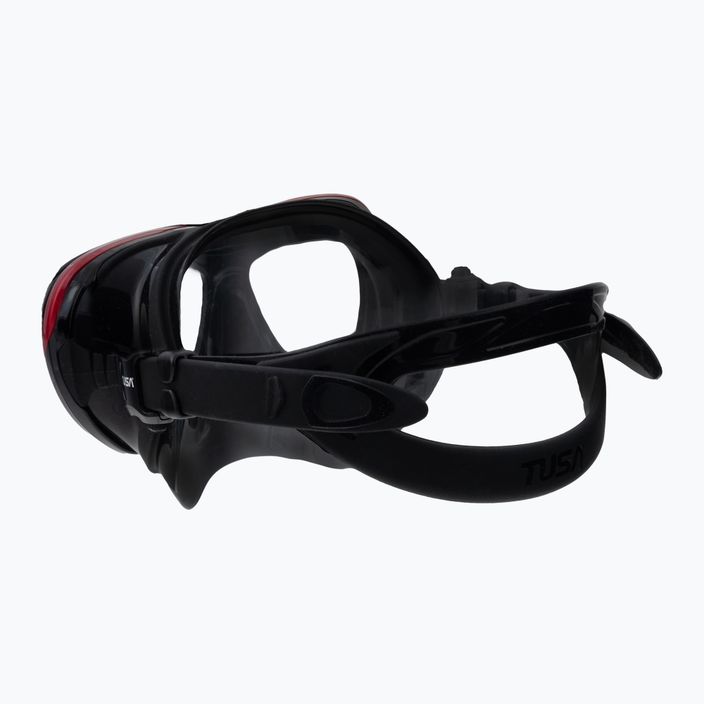 Potápačská maska TUSA Intega Mask čierna/červená M-212 4