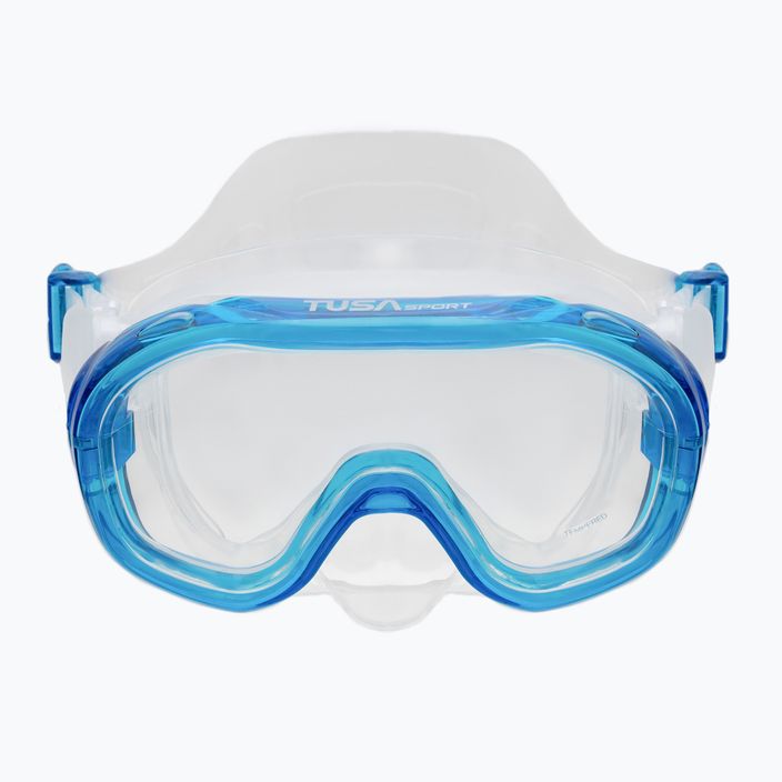 Potápačská súprava TUSA maska + šnorchel modrá UC-0211PCP 2