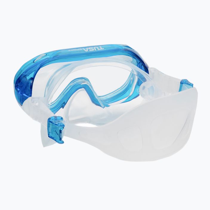 Potápačská súprava TUSA maska + šnorchel modrá UC-0211PCP 4