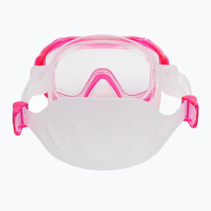 Potápačská súprava TUSA maska + šnorchel ružová UC-0211PFY 4