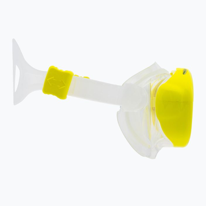 Potápačská súprava TUSA maska + šnorchel žltá UC-0211PFY 3
