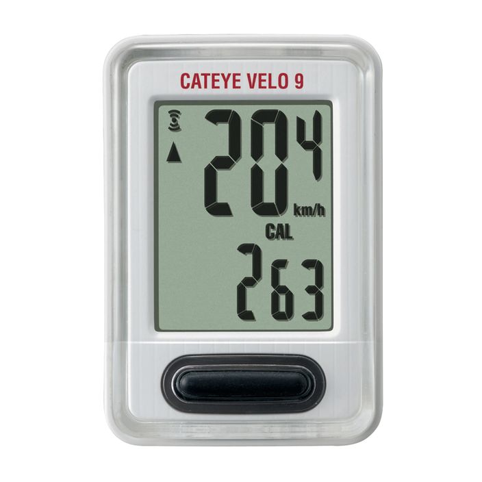 Cyklistické počítadlo CatEye Velo 9 CC-VL820 biele 2