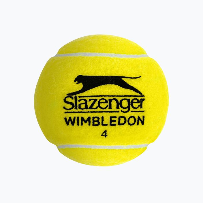 Slazenger Wimbledon tenisové loptičky 4 ks žlté 3494 3