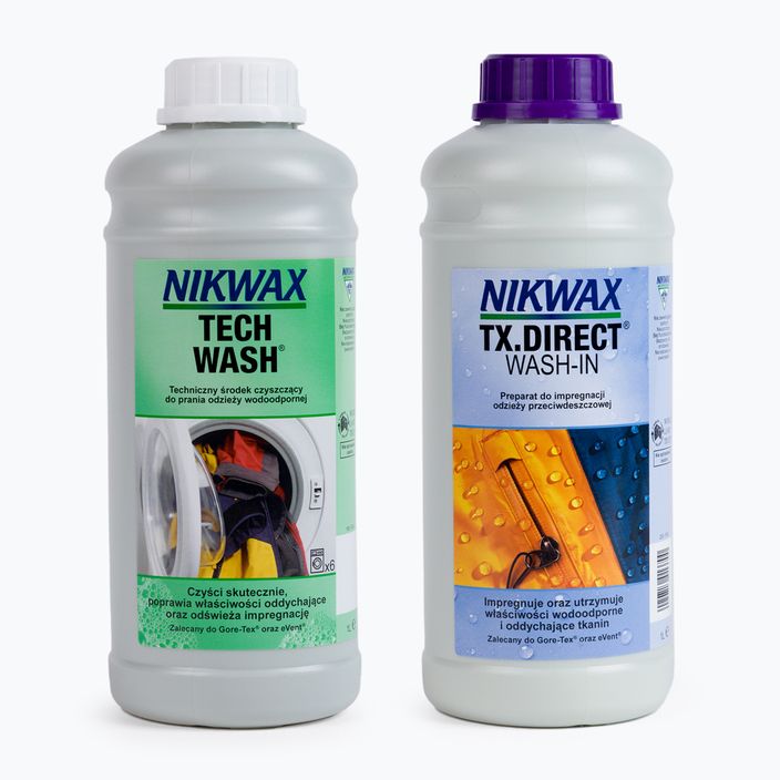 Nikwax Tech Wash + TX-Direct sada na impregnáciu odevov 2x1l 137