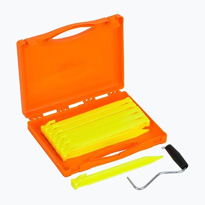 Kotvy na stan  Vango Bolt Plastic Peg Extractor Storage Case 12 szt. yellow