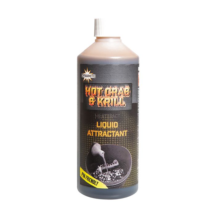 Dynamite Baits Hot Crab & Krill-Liquid Attractant 500 ml tekutá návnada 2