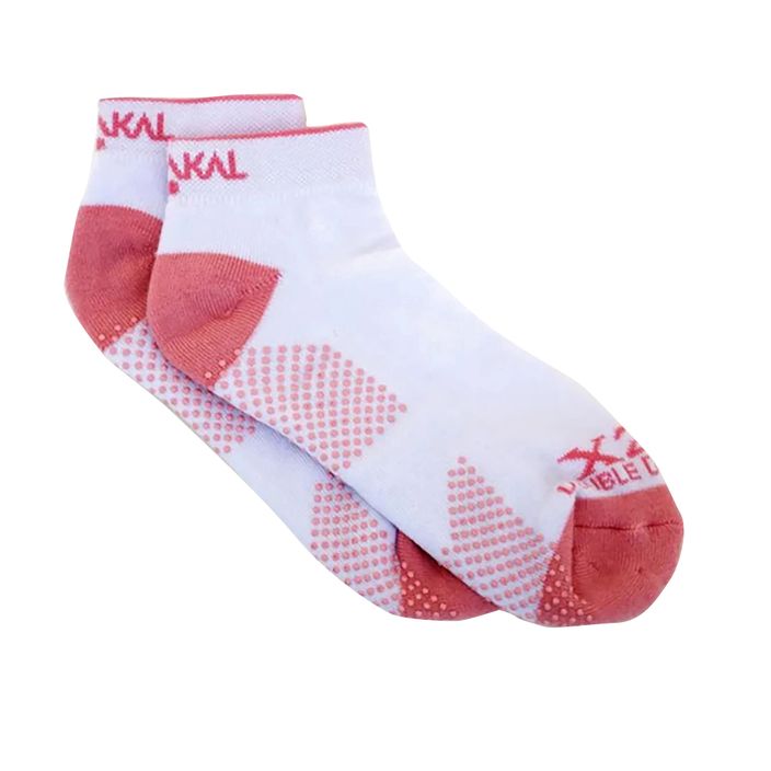 Dámske tenisové ponožky Karakal X2+ Trainer white and pink KC537 2