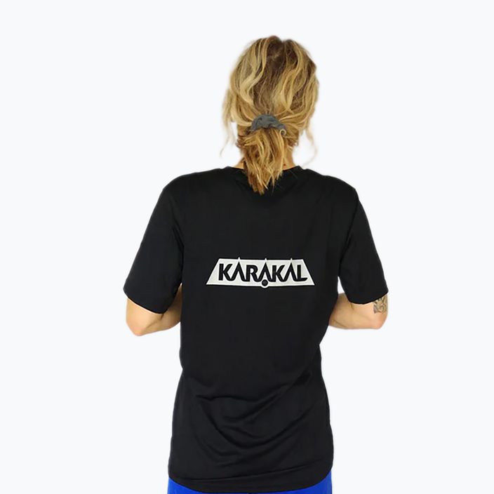 Pánske tenisové tričko Karakal Pro Tour Tee black KC5421 4