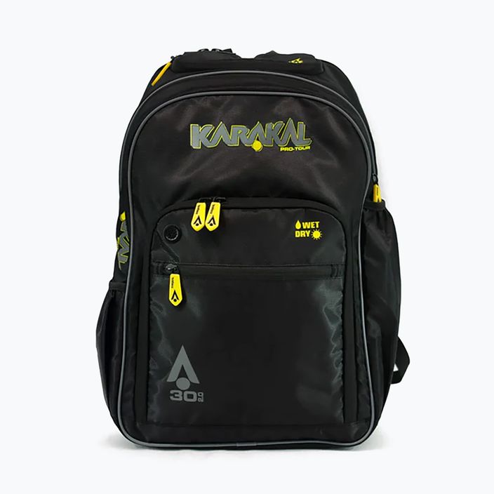 Karakal Pro Tour 2.0 squashový batoh 30 l black/yellow