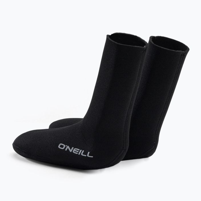 O'Neill Heat 3mm neoprénové ponožky čierne 0041 3