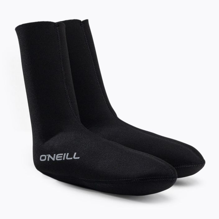 O'Neill Heat 3mm neoprénové ponožky čierne 0041 5