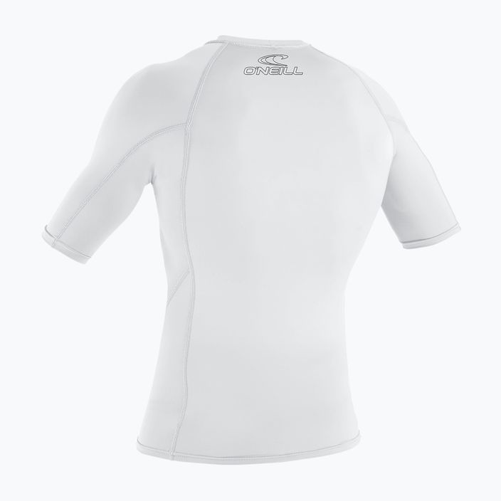 Pánske plavecké tričko O'Neill Basic Skins Rash Guard white 2