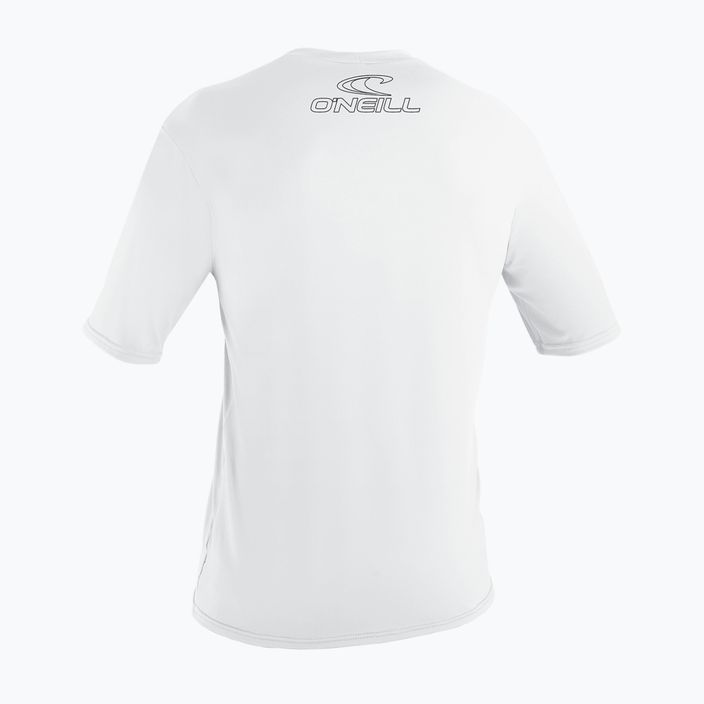 Pánske plavecké tričko O'Neill Basic Skins Sun Shirt white 2