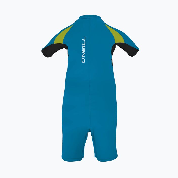 Detský oblek UPF 50+ O'Neill Infant O'Zone UV Spring sky / black / lime 2