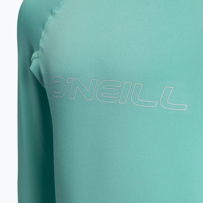 Pánske plavecké tričko s dlhým rukávom O'Neill Basic Skins Rash Guard green 3346 3