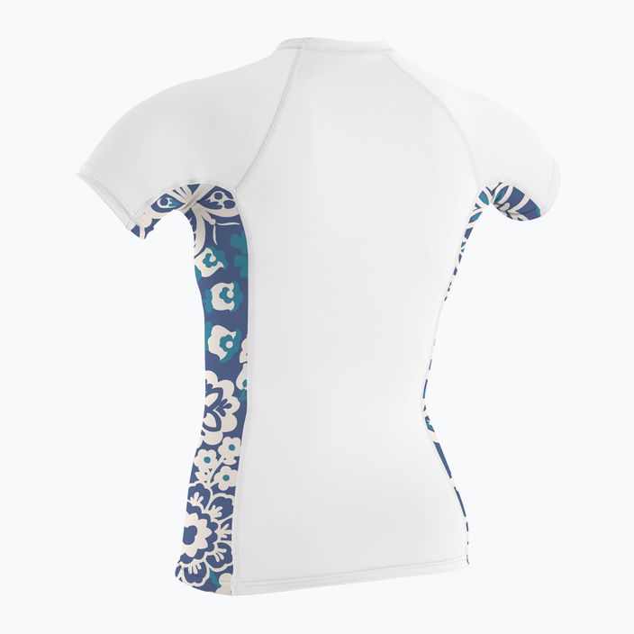 Dámske plavecké tričko O'Neill Side Print Rash Guard white 5405S 2