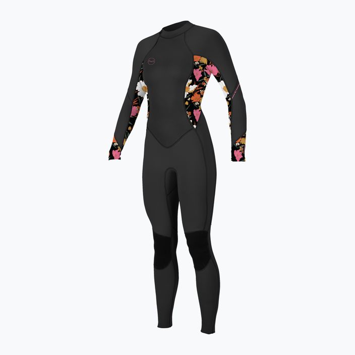 Dámske plavky O'Neill Bahia 3/2 Back Zip Full black/bluemchen