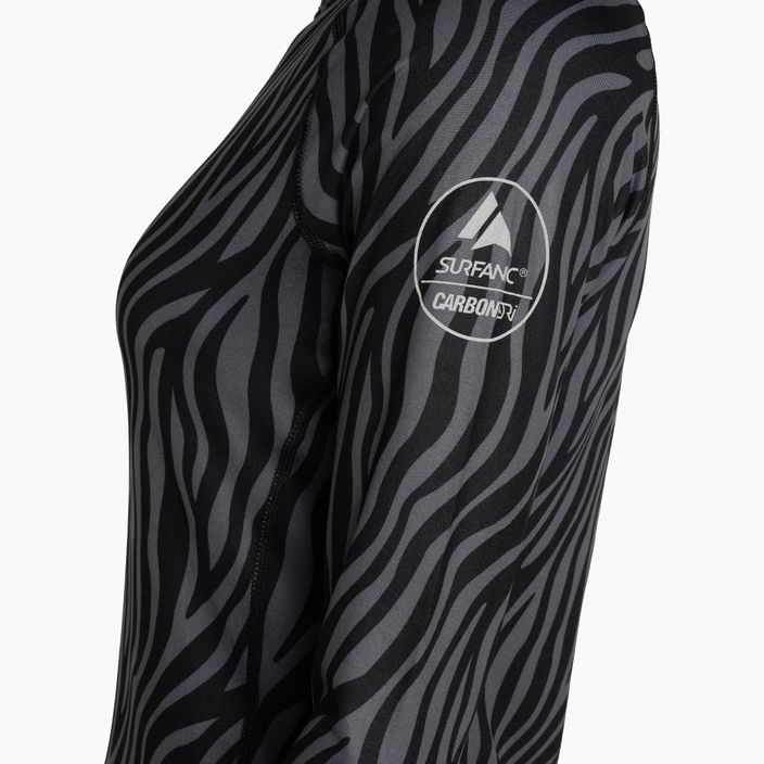 Dámske termoprádlo Surfanic Cozy Limited Edition Crew Neck s dlhým rukávom black zebra 7