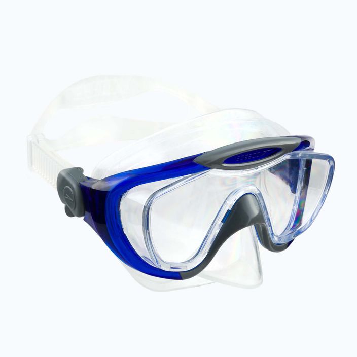 Speedo Glide Snorkel Fin maska + plutvy + šnorchel modrá 8-1659552 2