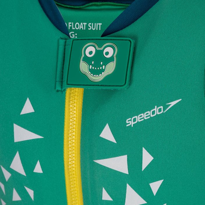 Speedo Croc Printed Float detské plavky + vesta zelená 3