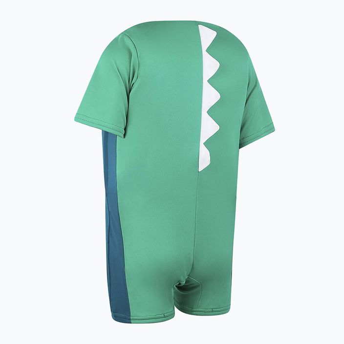 Speedo Croc Printed Float detské plavky + vesta zelená 6