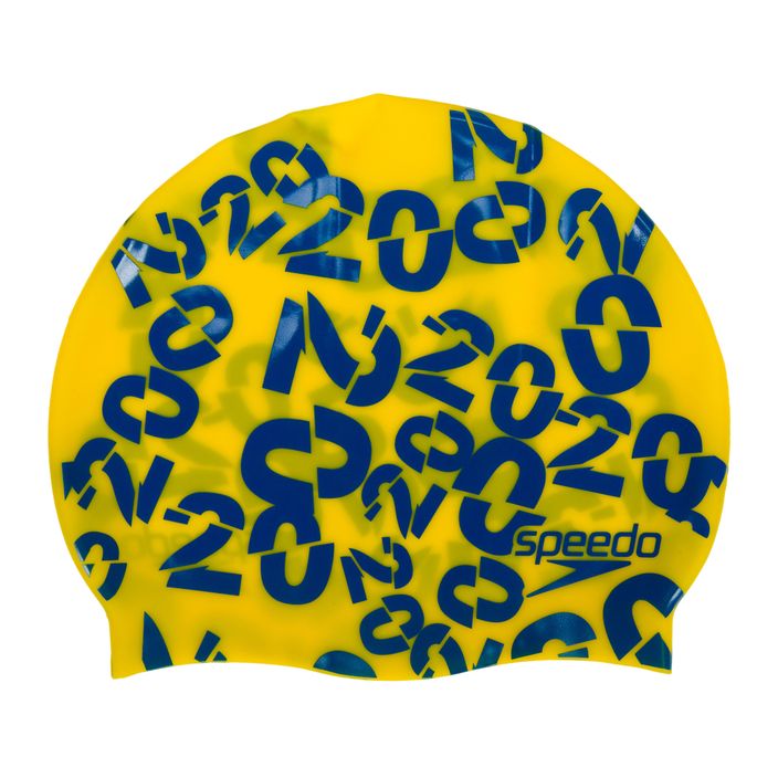 Speedo Žltá detská plavecká čiapka s nápisom 68-08386D690 2