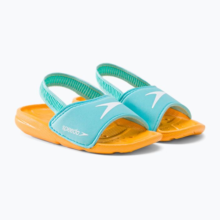 Detské sandále Speedo Atami Sea Squad modro-oranžové 68-11299D719 5