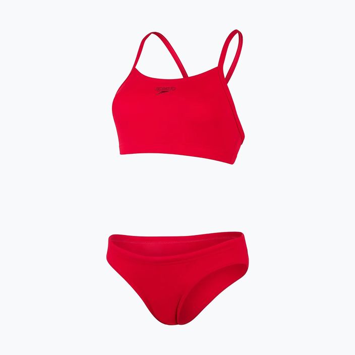 Speedo Essential Endurance+ Thinstrap Bikini dámske dvojdielne plavky červená 126736446 5