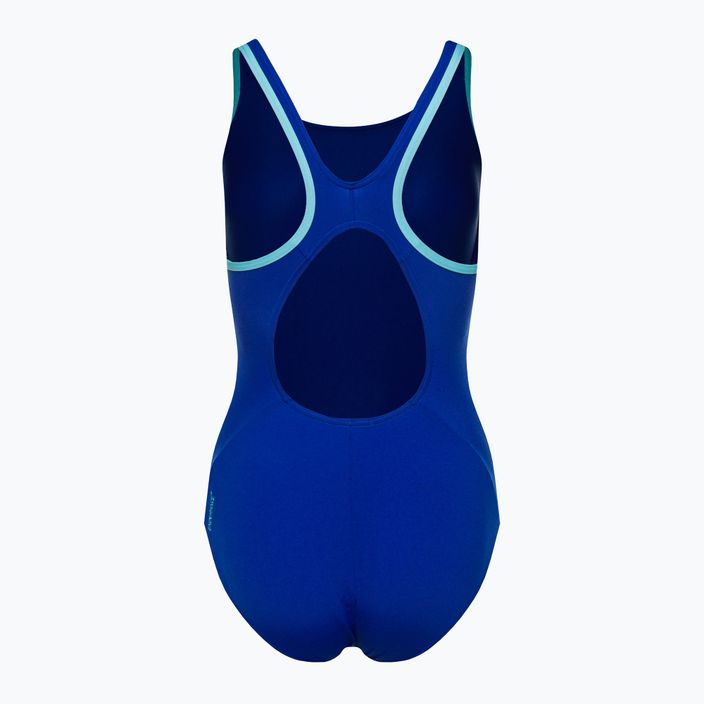 Speedo Boom Logo Splice Muscleback dámske jednodielne plavky G008 modré 12900G008 2