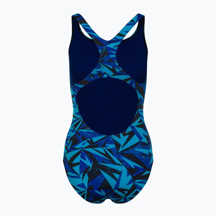 Speedo Hyperboom Allover Medalist dámske jednodielne plavky modré 68-12199G719 2