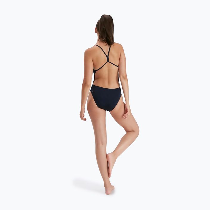 Dámske jednodielne plavky Speedo  Endurance+ Thinstrap true navy 5