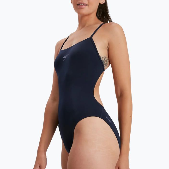 Dámske jednodielne plavky Speedo  Endurance+ Thinstrap true navy 7