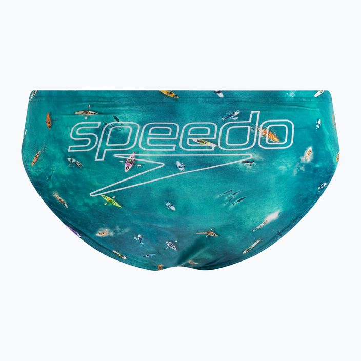 Pánske plavecké nohavičky Speedo Escape 5cm Brief modré 68-13452G662 2