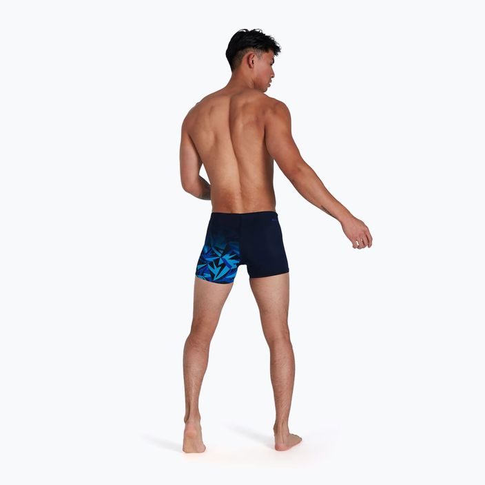Pánske plavkové boxerky Speedo Hyper Boom Placement V-Cut Aquashort tmavomodré 68-9734 6
