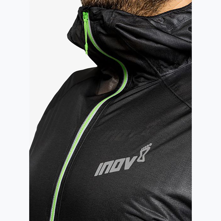 Bežecká bunda Inov-8 Raceshell Half Zip black 6