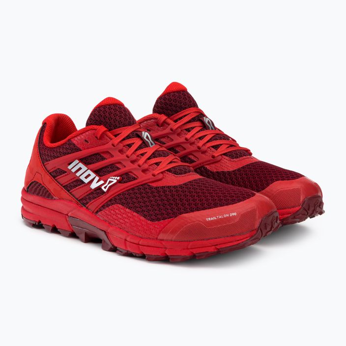 Pánske bežecké topánky Inov-8 Trailtalon 290 dark red/red 4
