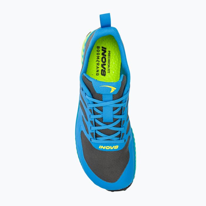 Pánska bežecká obuv Inov-8 Mudtalon dark grey/blue/yellow 5