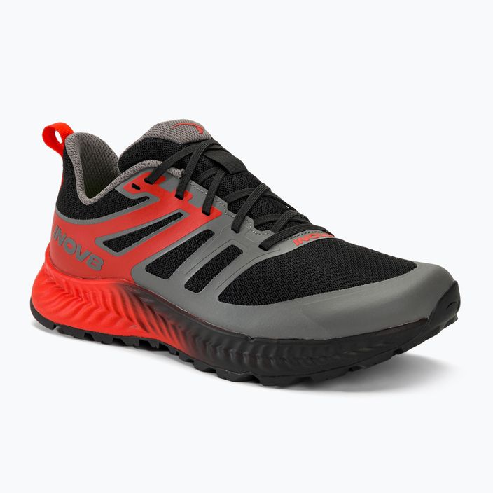 Pánska bežecká obuv Inov-8 Trailfly black/fiery red/dark grey