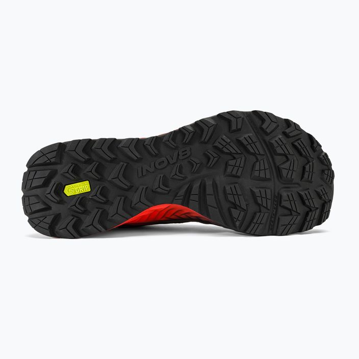 Pánska bežecká obuv Inov-8 Trailfly black/fiery red/dark grey 4