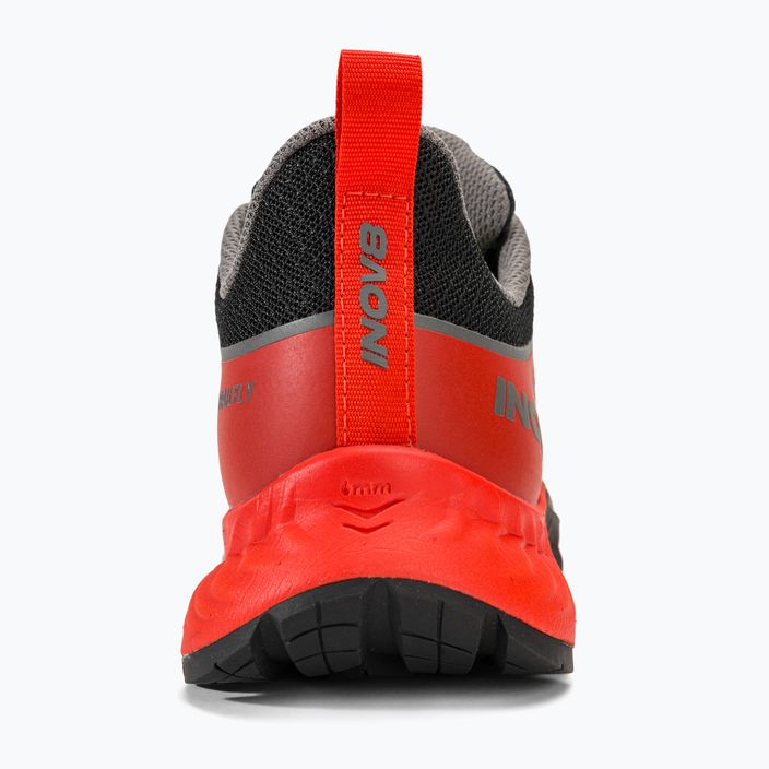 Pánska bežecká obuv Inov-8 Trailfly black/fiery red/dark grey 6