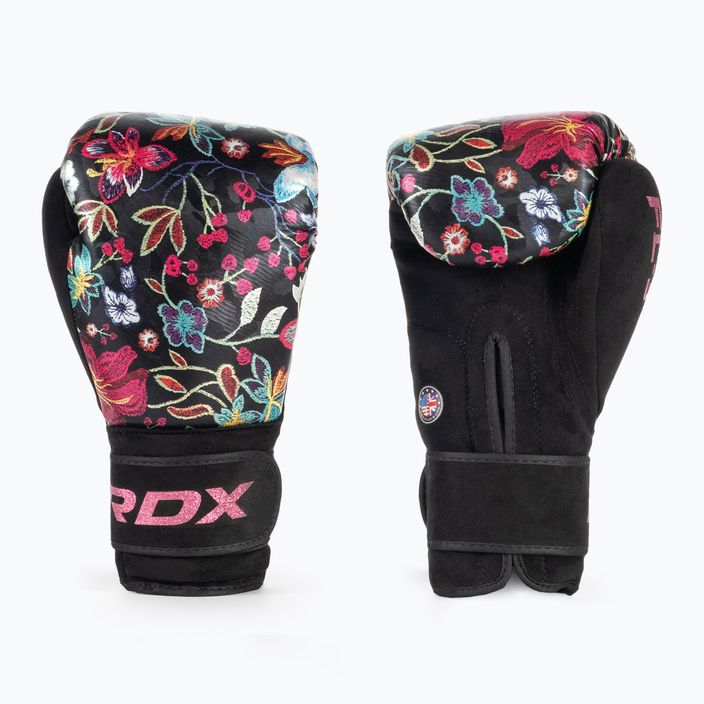 Boxerské rukavice RDX FL-3 čiernej farby BGR-FL3 3