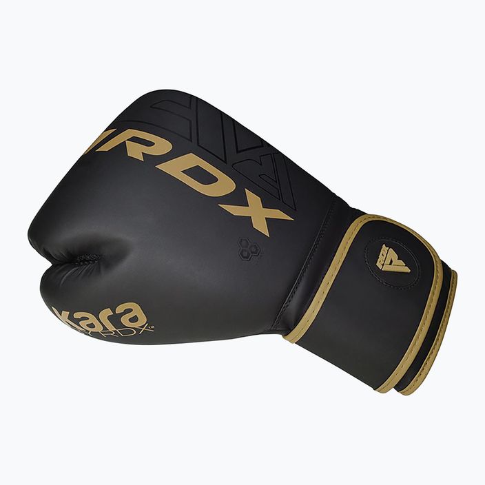 Boxerské rukavice RDX F6 čierno-zlaté BGR-F6MGL 9