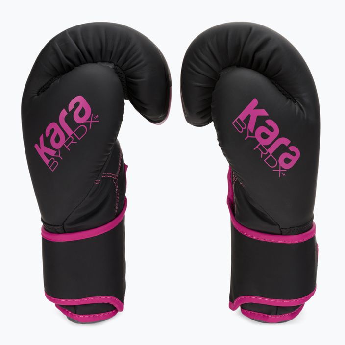 Boxerské rukavice RDX F6 čierno-ružové BGR-F6MP 4