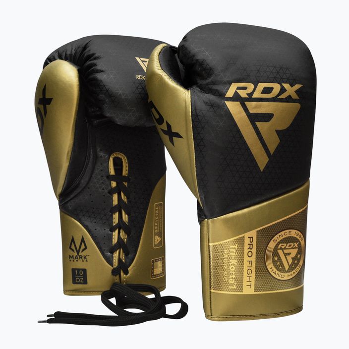 Boxerské rukavice RDX K1 Mark Pro Fight Boxing golden 2