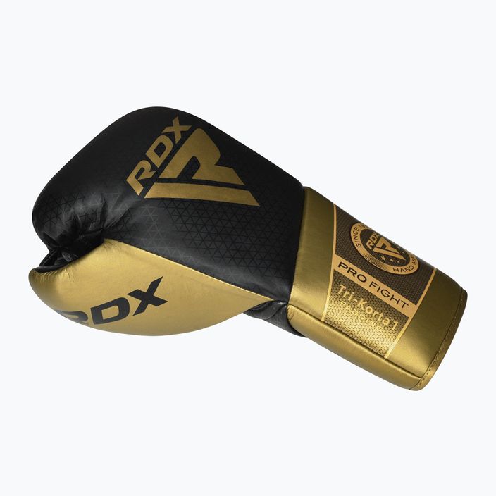 Boxerské rukavice RDX K1 Mark Pro Fight Boxing golden 3