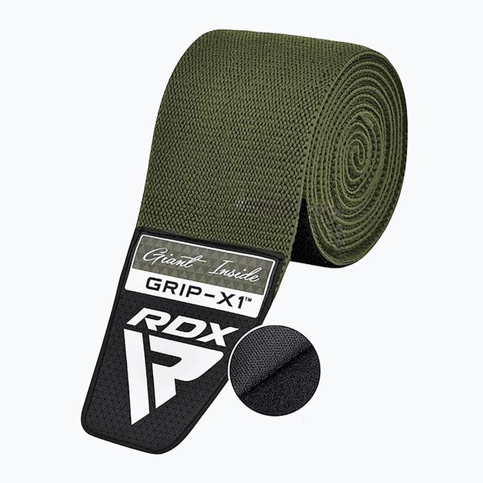 Omotávky na kolená RDX Compression Elasticated Knee Wrap army green 2