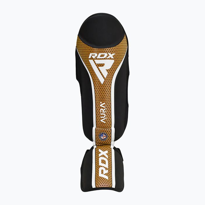 Chrániče holennej kosti a chodidla RDX Shin Instep Aura Plus T-17 golden 2