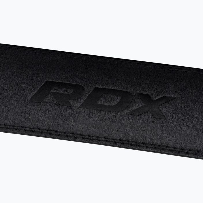 RDX Vzpieračský opasok 4" kožený čierny 6