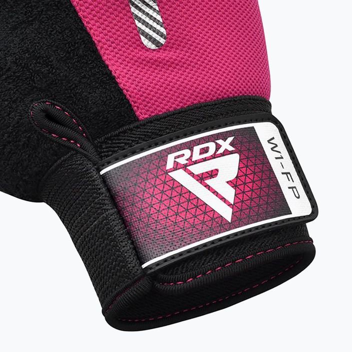 Trekkingové rukavice RDX W1F Full Finger pink 5